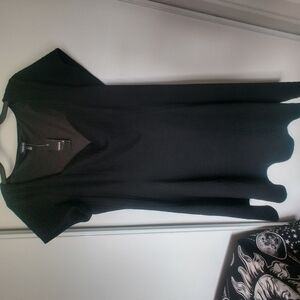 Torrid Black V-Neck Long Sleeve Sheath Dress